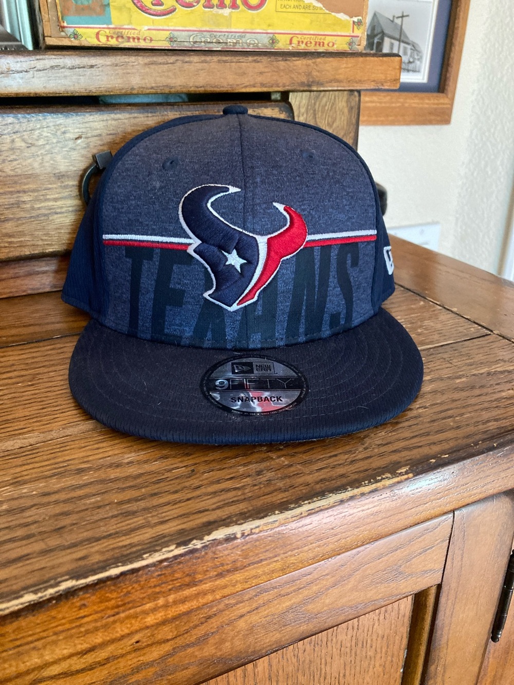 New Era Houston Texans Snapback - Navy, Red, White